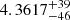 $ 4.3617_{-46}^{+39} $