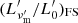 $ (L^{\prime}_{\nu ^{\prime}_\mathrm {m}}/L^{\prime}_0)_\mathrm {FS} $