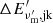 $ \Delta E^\prime_{\nu ^{\prime}_\mathrm {m},\mathrm {jk}} $