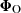 $ \boldsymbol\Phi_{\mathrm{O}} $