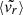 $ \langle \tilde{v_r} \rangle $