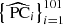 $ \left\{ \widehat{\text{ PC}}_i \right\}_{i = 1}^{101} $