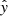 $ \hat{\mathit{y}} $