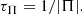 $$ \begin{aligned} \tau _{\Pi }&= 1/|\Pi |. \end{aligned} $$