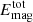 $ E^{\mathrm{tot}}_{\mathrm{mag}} $