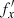$ f_x^{\prime} $