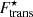 $ F^{\star }_{\mathrm {trans}} $