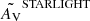 $ \tilde{A_\mathrm{{V}}}^{{\small { {\text{STARLIGHT}}}}} $