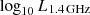 $ \log_{10}L_{1.4\,\rm{GHz}} $