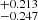 $ _{-0.247}^{+0.213} $