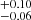 $ _{-0.06}^{+0.10} $