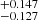 $ _{-0.127}^{+0.147} $