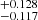 $ _{-0.117}^{+0.128} $