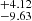 $ ^{+4.12}_{-9.63} $