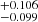 $ _{-0.099}^{+0.106} $