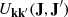 $ { U_{{\mathbf{k}}{\mathbf{k}}^\prime} ({\mathbf{J}} , {\mathbf{J}}^\prime) } $