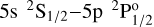 $\[5 \mathrm{s}~^{2} \mathrm{S}_{1 / 2}{-}5 \mathrm{p}~^{2} \mathrm{P}_{1 / 2}^{\mathrm{o}}\]$