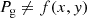 $$ \begin{aligned} P_{\rm g} \ne f(x,y) \end{aligned} $$