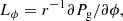 $$ \begin{aligned} L_\phi = r^{-1}\partial P_{\rm g}/\partial \phi , \end{aligned} $$