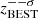 $ z_\mathrm {BEST}^{--\sigma } $