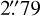 $\[2^{\prime\prime}_\cdot79\]$