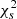 $ \chi _{s}^{2} $