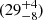 $ (29^{+4}_{-8}) $