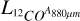 $L_{^{12}CO^{A_{880\mu m}}}$
