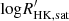 $ {\mathrm {log}} R^\prime_{\mathrm {HK,sat}} $