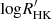 $ {\mathrm {log}}R^\prime_{\mathrm {HK}} $