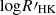$ {\mathrm {log}}R^\prime_{\mathrm {HK}} $