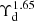 $ \Upsilon_{\mathrm{d}}^{1.65} $