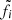 $ \tilde{f}_{i} $