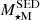 $ M_{\star {\mathrm {M}}}^{{\mathrm {SED}}} $