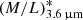 $ (M/L)_{3.6\,\upmu {\mathrm {m}}}^{*} $