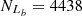 $ N_{L_{b}} = 4438 $