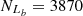 $ N_{L_{b}} = 3870 $