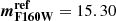 $ \boldsymbol{m}_{\mathbf{F160W}}^{\mathbf{ref}} = 15.30 $