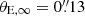 $ \theta_{\mathrm{E, \infty}} = 0{{{\overset{\prime\prime}{.}}}}13 $