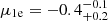 $ \mu_{\mathrm{1e}}=-0.4^{-0.1}_{+0.2} $