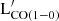 $ \mathrm {L^{\prime}_{CO(1-0)}} $