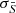 $ \sigma _{\bar {S}} $