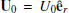 $ {{\mathbf {U}}}_0 = U_0 {{\mathbf {{\hat {e}}}}}_r $