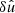 $ \delta {\hat {u}} $
