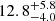 $ 12.8^{+5.8}_{-4.0} $