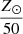 $ \frac{Z_{\odot}}{50} $