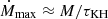 $ \dot{M}_{\mathrm{max}}\approx M/\tau_{\mathrm{KH}} $