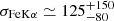 $ \sigma _{\mathrm {FeK\alpha }} \simeq 125^{+150}_{-80} $