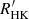 Mathematical equation: $ R^{\prime}_{\mathrm {HK}} $