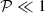$ {\mbox {${ {\cal {{P}}} }$}}\ll 1 $